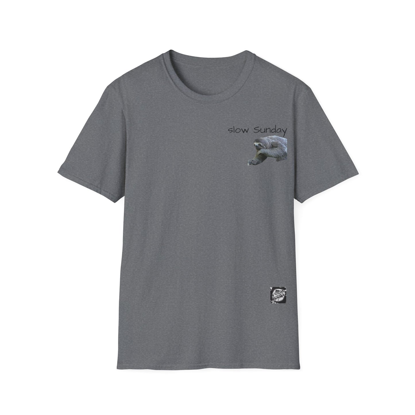 Unisex Softstyle T-Shirt with Fun Sunday Graphics - Relaxing Weekend Wear, Gift for Minion Fans, Sunday Mood Shirt, Cute Casual Tee
