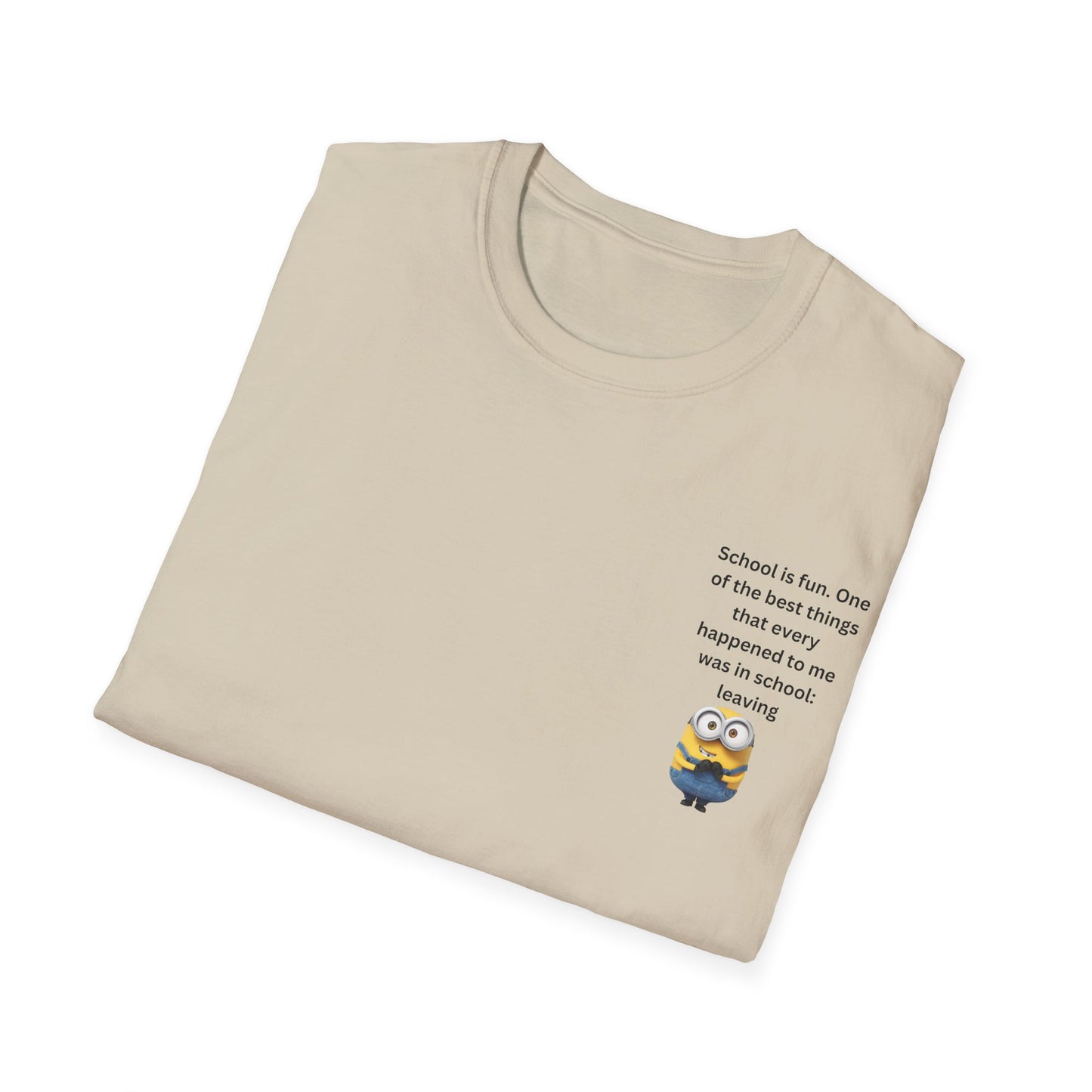 Fun School-Inspired Unisex T-Shirt, Minion School Shirt, Funny T-Shirt for Kids, Gift for Students, Back to School Tee