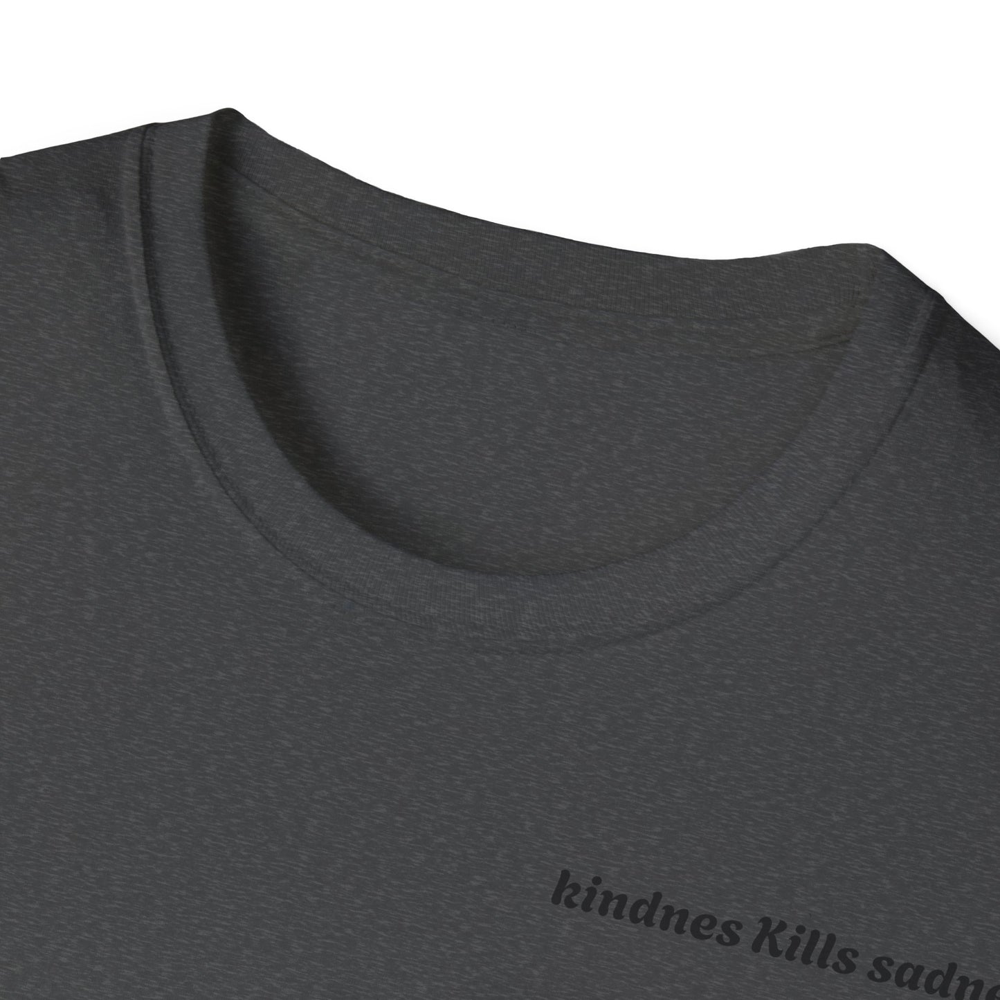 Unisex Kindness Kills Sadness T-Shirt, Motivational Tee, Funny Gift, Minion Graphic Tee, Everyday Wear, Casual Gift