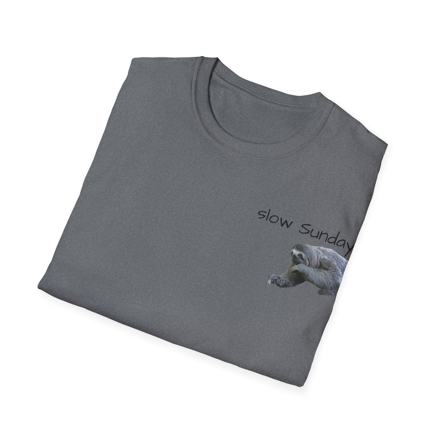 Unisex Softstyle T-Shirt with Fun Sunday Graphics - Relaxing Weekend Wear, Gift for Minion Fans, Sunday Mood Shirt, Cute Casual Tee