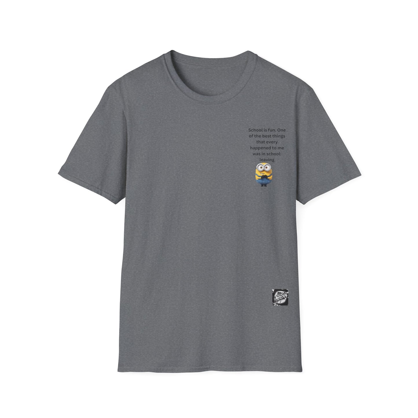 Fun School-Inspired Unisex T-Shirt, Minion School Shirt, Funny T-Shirt for Kids, Gift for Students, Back to School Tee