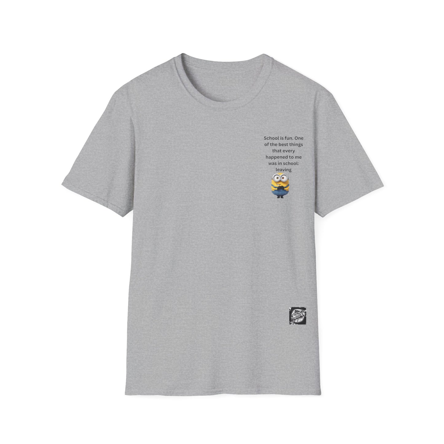 Fun School-Inspired Unisex T-Shirt, Minion School Shirt, Funny T-Shirt for Kids, Gift for Students, Back to School Tee
