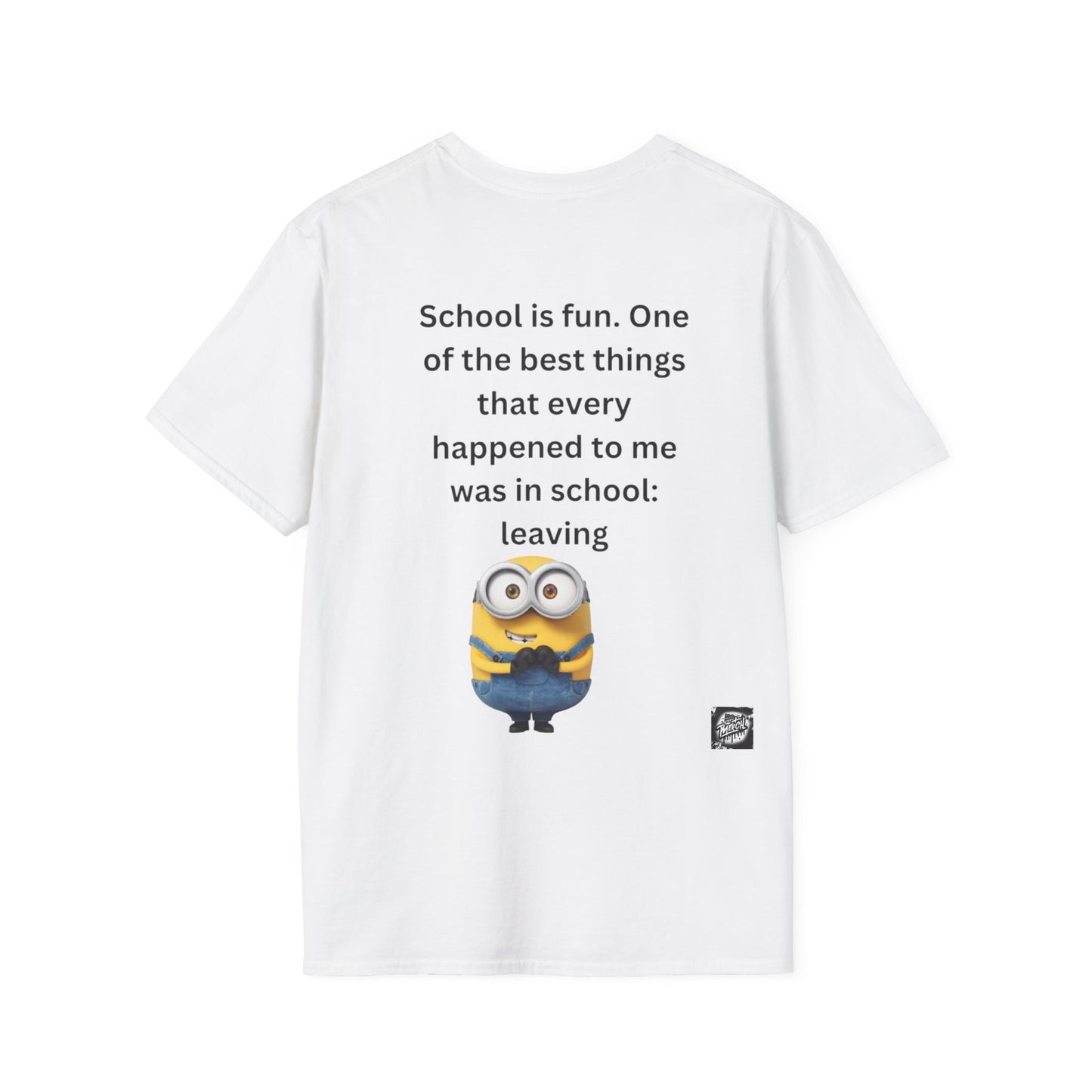 Fun School-Inspired Unisex T-Shirt, Minion School Shirt, Funny T-Shirt for Kids, Gift for Students, Back to School Tee