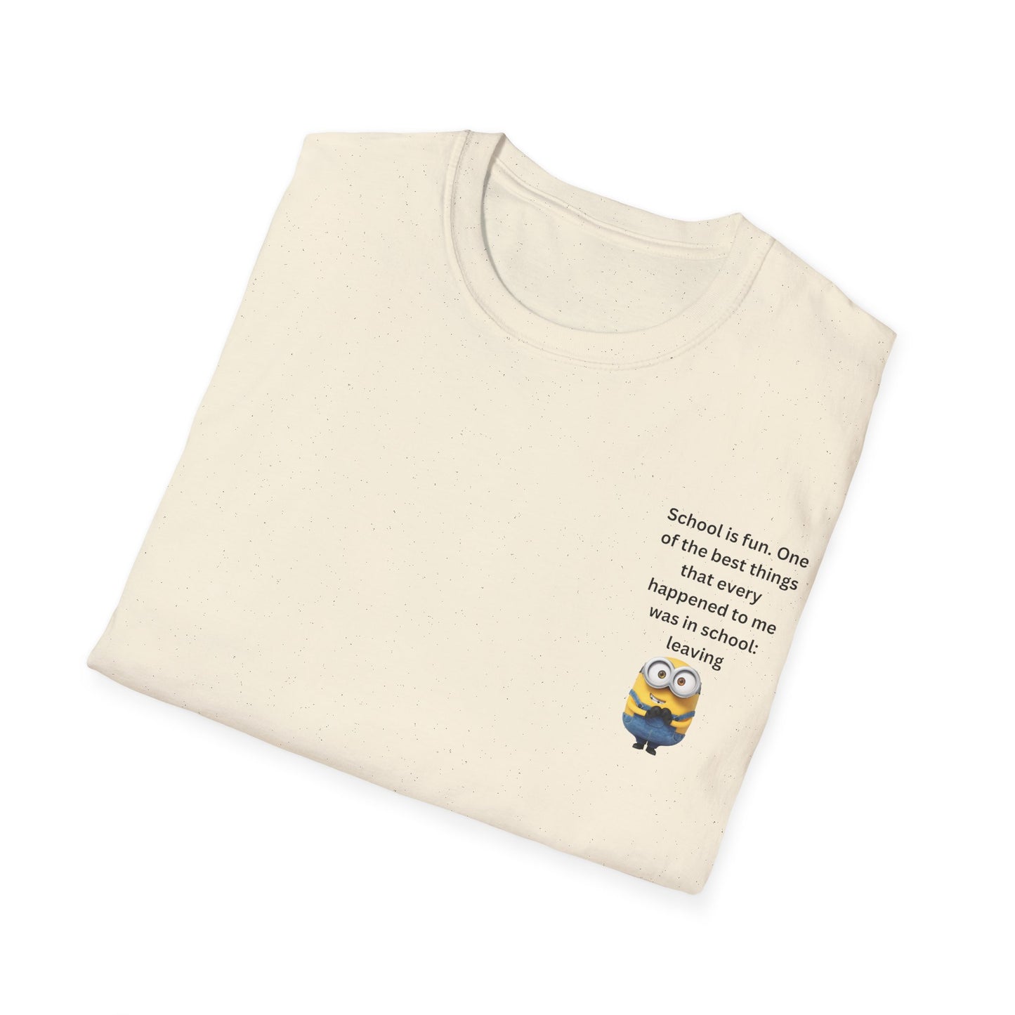 Fun School-Inspired Unisex T-Shirt, Minion School Shirt, Funny T-Shirt for Kids, Gift for Students, Back to School Tee