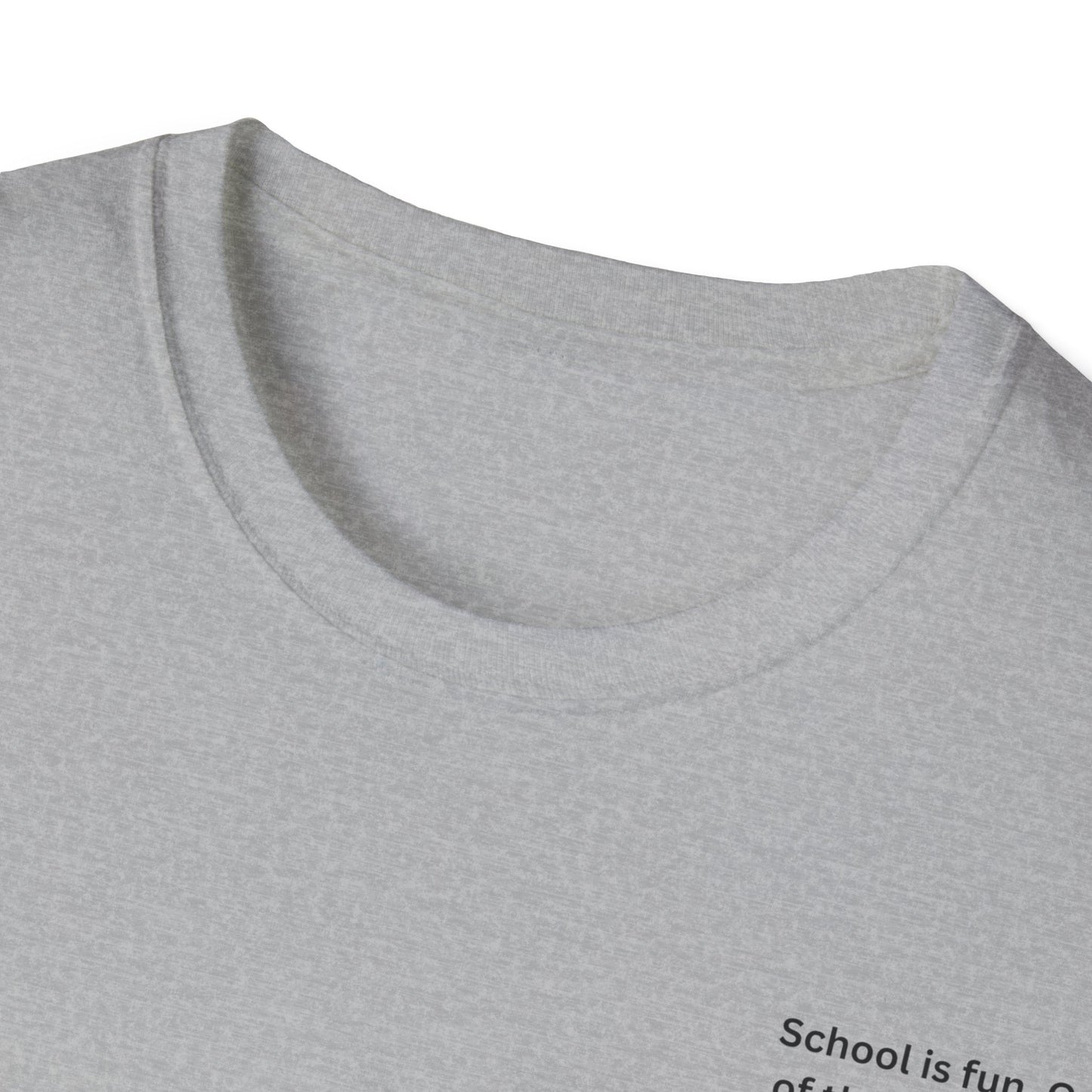 Fun School-Inspired Unisex T-Shirt, Minion School Shirt, Funny T-Shirt for Kids, Gift for Students, Back to School Tee