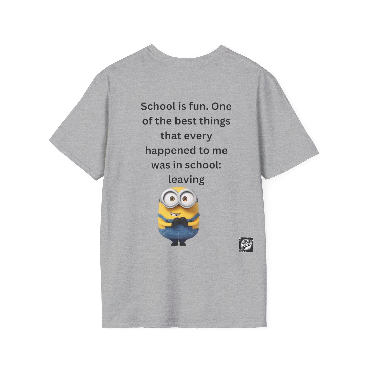Fun School-Inspired Unisex T-Shirt, Minion School Shirt, Funny T-Shirt for Kids, Gift for Students, Back to School Tee