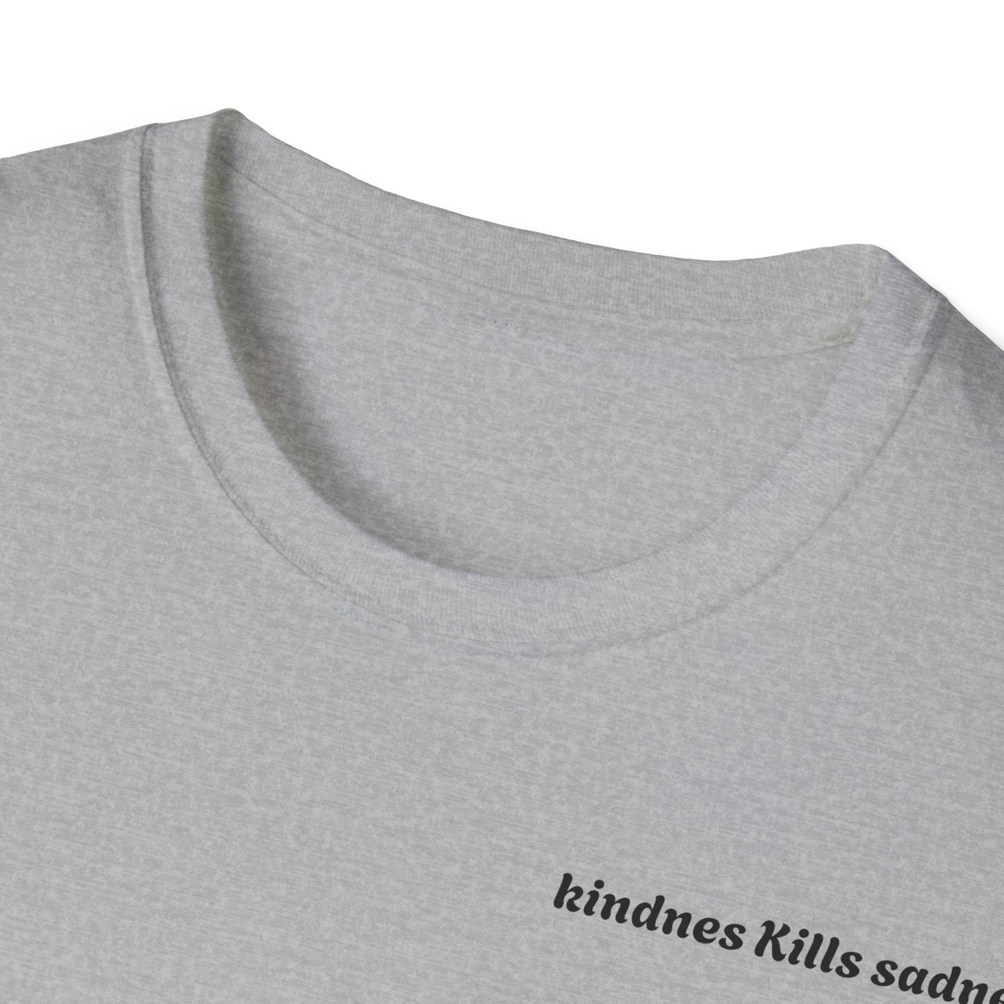 Unisex Kindness Kills Sadness T-Shirt, Motivational Tee, Funny Gift, Minion Graphic Tee, Everyday Wear, Casual Gift