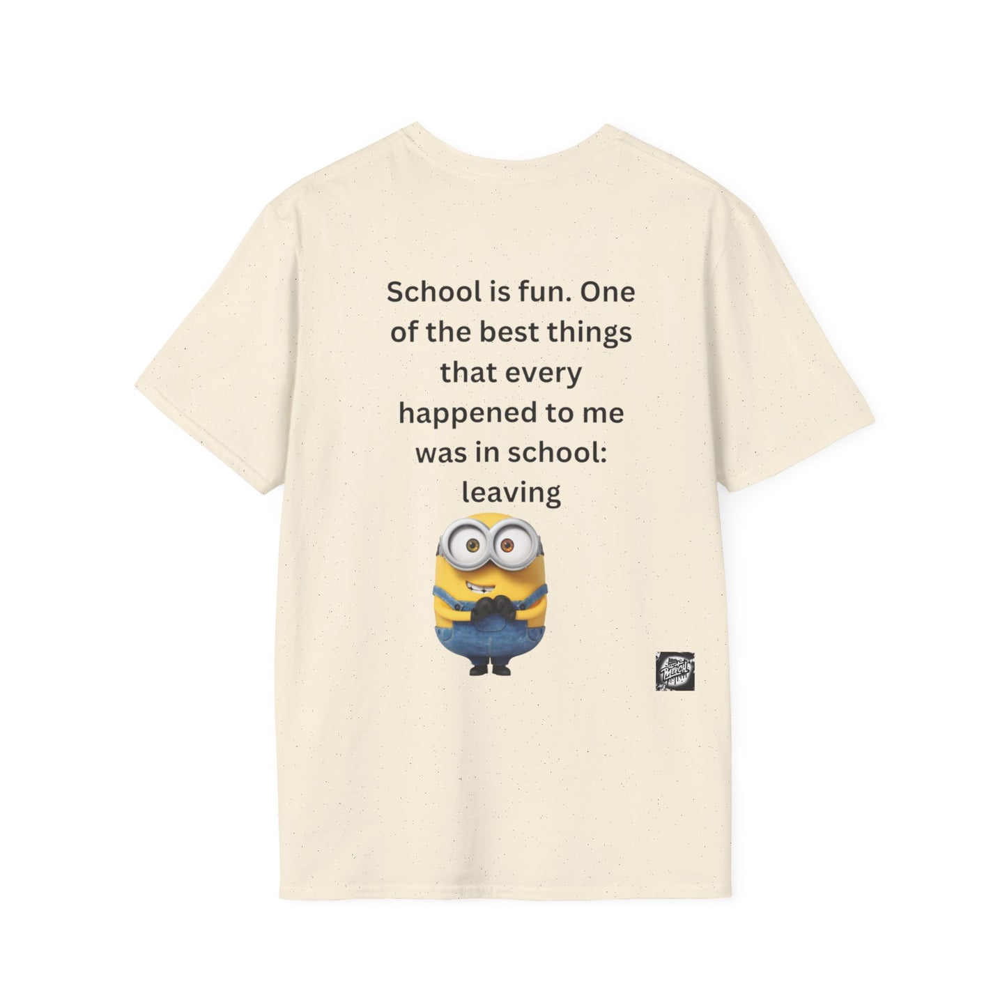 Fun School-Inspired Unisex T-Shirt, Minion School Shirt, Funny T-Shirt for Kids, Gift for Students, Back to School Tee