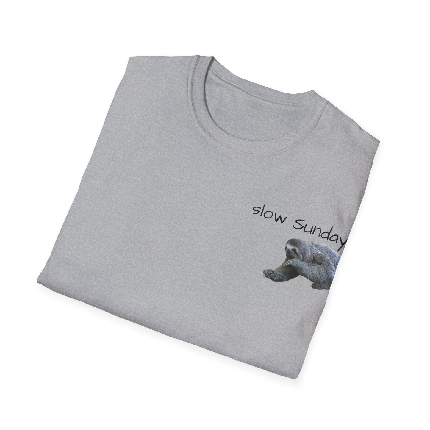 Unisex Softstyle T-Shirt with Fun Sunday Graphics - Relaxing Weekend Wear, Gift for Minion Fans, Sunday Mood Shirt, Cute Casual Tee