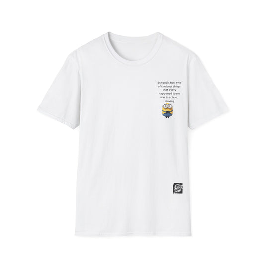 Fun School-Inspired Unisex T-Shirt, Minion School Shirt, Funny T-Shirt for Kids, Gift for Students, Back to School Tee