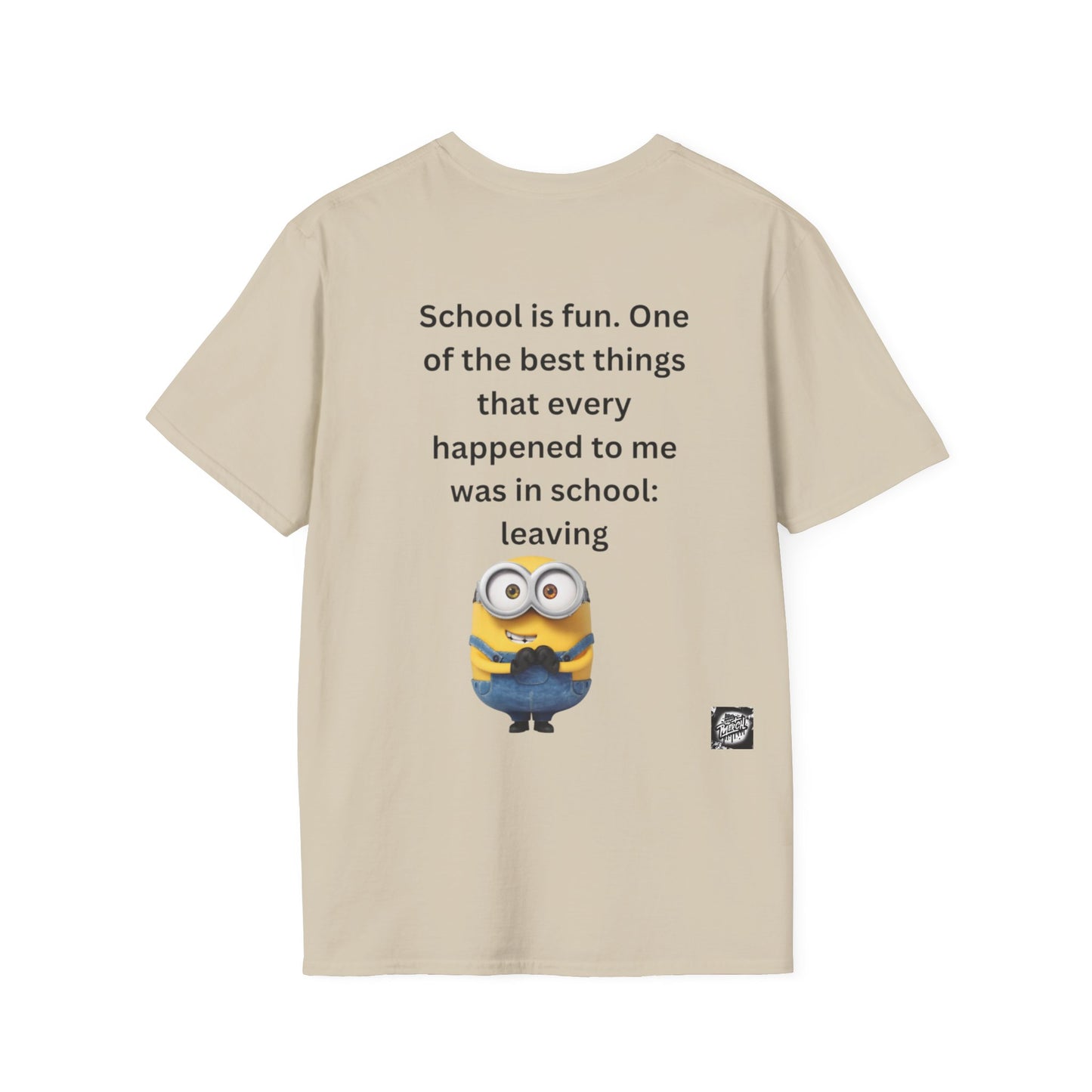 Fun School-Inspired Unisex T-Shirt, Minion School Shirt, Funny T-Shirt for Kids, Gift for Students, Back to School Tee