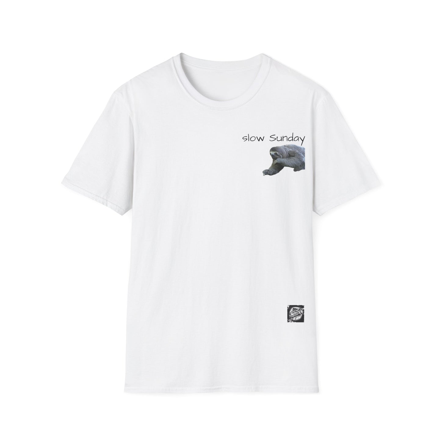 Unisex Softstyle T-Shirt with Fun Sunday Graphics - Relaxing Weekend Wear, Gift for Minion Fans, Sunday Mood Shirt, Cute Casual Tee
