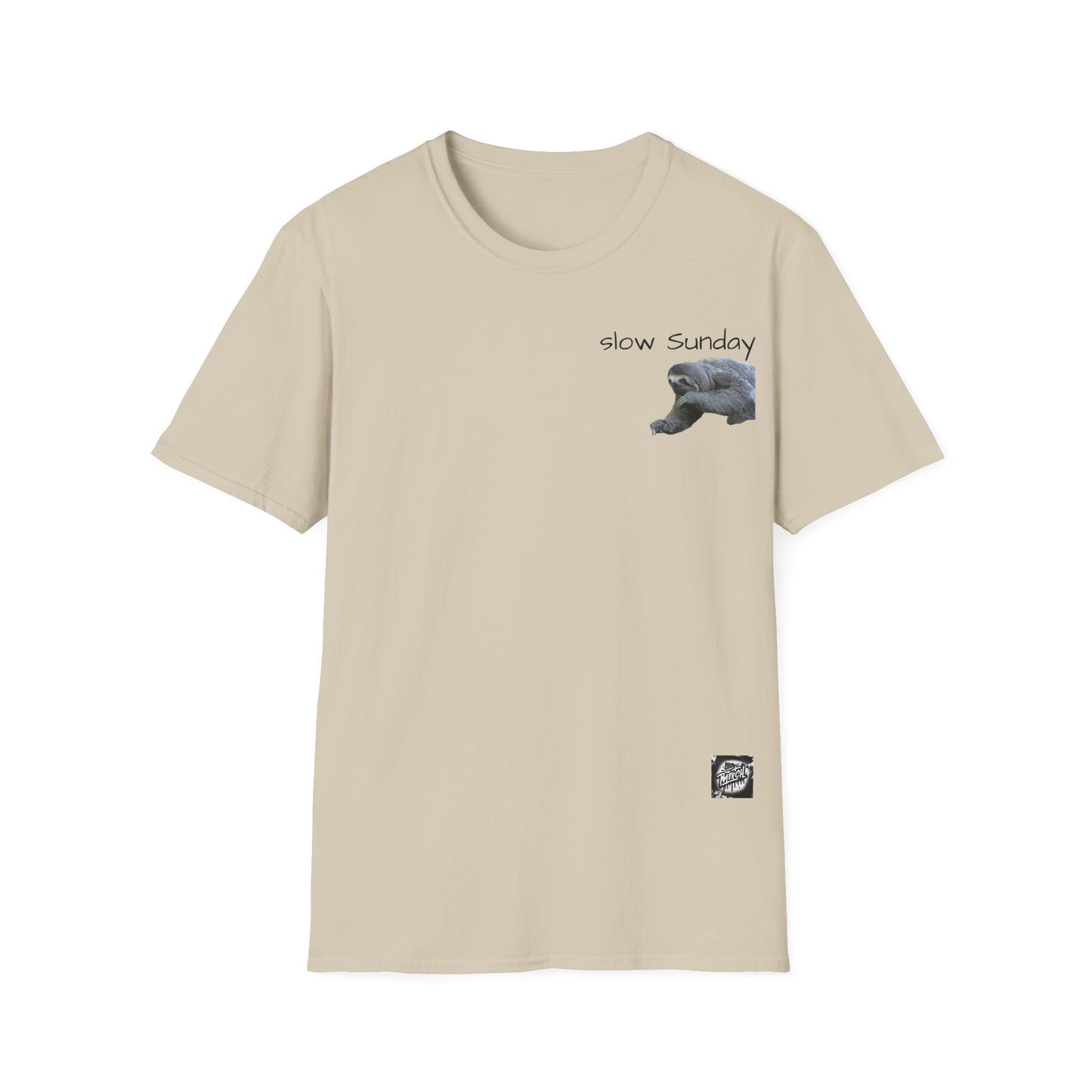 Unisex Softstyle T-Shirt with Fun Sunday Graphics - Relaxing Weekend Wear, Gift for Minion Fans, Sunday Mood Shirt, Cute Casual Tee